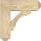 Ekena Millwork Merced Craftsman Rough Sawn Bracket w/ Offset Brace, Douglas Fir, 6"W x 16"D x 16"H BKT0604X16X16MRC04RDF - alternate 3